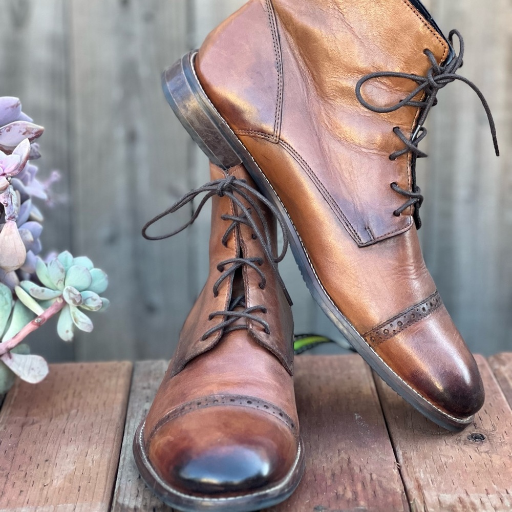 Stafford Men Brown Boots size 11
